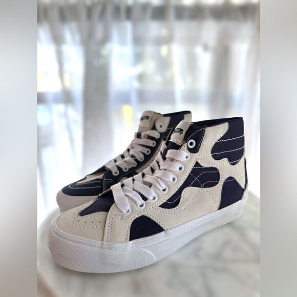 Vans Vault SK8-HI WP VR3 LX Navy Patchwork Size 6 Mens 7.5 Women - Picture 4 of 16